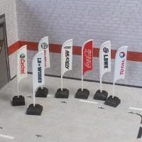 ราคา Diorama 1:64 Feather Flagsรุ่นรถโรงรถการประชุมเชิงปฏิบัติการฉากPropsอุปกรณ์เสริมรุ่น (42003544568)