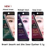 ราคา Browit Smooth and Slim Inner Eyeliner อายไลเนอร์ บราวอิท เขียนง่าย หัวดินสอขนาดเรียวเล็กเพียง 2 mm (13104178578)