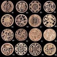 ราคา Dongyang ไม้แกะสลักมังกรและนกฟีนิกซ์เป็นมงคลดอกบัวพรแผ่นกลวงแกะสลักไม้แกะสลัก (29116572367)