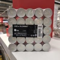 ราคา IKEA ส่งเร็ว GLIMMA เทียนทีไลท์ ไม่มีกลิ่น (2023666672)