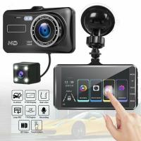 ราคา 【จอทัชสกรีน4นิ้ว】 Car Camera กล้องติดรถยนต์ 2กล้องหน้า-หลัง1080P WDR + HDR กลางคืนชัดสุด ของแท้ 100% (40561720926)