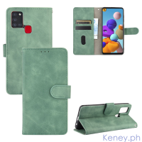 ราคา Samsung Galaxy A21S Case Flip Magnetic Phone Stand Holder Case Samsung GalaxyA21S SamsungA21S Case Wallet PU Leather Back Cover (43416347139)