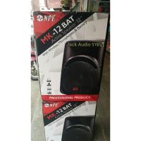 ราคา NPE MK-12 BAT ตู้ลำโพง 12 นิ้ว ลำโพงเอนกประสงค์พร้อมแอมป์ ไมค์ลอยคู่ 12 นิ้ว มี Bluetooth (2885828027)