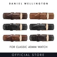 ราคา 40Mm Daniel Wellington Classic Strap 20Mm Leather Watch Band For Men - DW Official (29772276954)