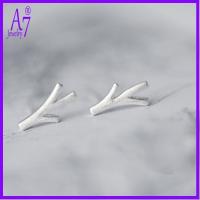 ราคา Simple Glossy Brushed Small Tree Branch ต่างหู RXW1557 (47400833843)