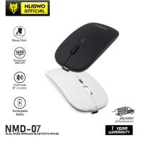 ราคา [สินค้ารับประกัน 1 ปี] Nubwo NMD-07 Mouse Dual Mode Wireless Bluetooth เมาส์ไร้สาย เสียงเงียบ ไวเลสบลูทูธ ขนาดกะทันรัด (29220563018)