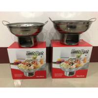 ราคา หม้อไฟ หม้อต้มยำ หม้อไฟสแตนเลส (หนา) ขนาด 20/22 ซม.(ตราไก่ฟ้า) (5252039578)