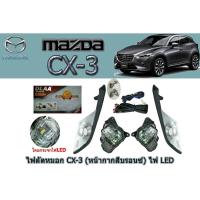 ราคา ครอบไฟตัดหมอก/สปอร์ตไลท์ มาสด้าซีเอ็กซ์-3 Mazda CX-3 ไฟตัดหมอก cx-3 (หน้าบรอนซ์) LED (5844959587)