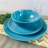 ราคา เซตจานชาม จานชาม เซรามิก จานญี่ปุ่น ชามญี่ปุ่น เข้าไมโครเวฟได้ เนื้อหนา​ ของขวัญ (6363025871)