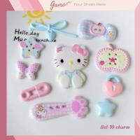 ราคา ชุดสติ๊กเกอร์ 10 ชิ้น เครื่องราง 3 มิติ ธีม Apple Cat พลาสติกแข็งติดรองเท้าแตะ Cross รองเท้าแตะ MayTo Crocodile JB-391 (42572717310)