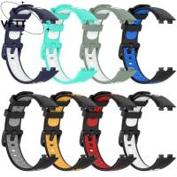 ราคา สร้อยข้อมือ VFTT,นาฬิกาอัจฉริยะสายนาฬิกาซิลิโคนสองสี,อุปกรณ์เสริมหัวเข็มขัดเปลี่ยนสายนาฬิกาข้อมือสําหรับหัวเว่ยวง8 (44700959195)