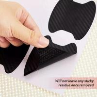 ราคา 4 ชิ้น สติกเกอร์กันรอยมือจับประตู ฟิล์มกันรอย สติ๊กเกอร์มือจับประตู กันรอยมือจับประตูรถ สติกเกอร์ (20106687497)