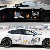 ราคา สติ๊กเกอร์ติดรถ Tom and Jerry, สติ๊กเกอร์ลายการ์ตูนรถน่ารัก, สติ๊กเกอร์ติดประตูรถตลก Tom, สติ๊กเกอร (29156001494)