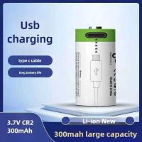 ราคา 2/4 แบตเตอรี่ลิเธียมไอออนใหม่ ชิ้น 3.7V CR2 300mAh แบตเตอรี่ชาร์จได้ สำหรับกล้องดิจิตอล GPS อุปกรณ์ร (45451235570)