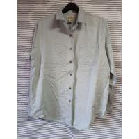 ราคา H822 เชิ่ตชายมือสอง คอตตอนเรยอน สีฟ้าอ่อน รอบอก 47 บ่า 19 แขน 23.5 ยาว 29 (28192546763)