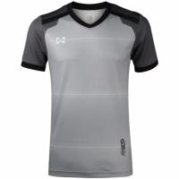 ราคา WARRIX เสื้อฟุตบอล Argon WA-1545-EA สีเทา-ดำ (455464886)