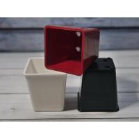 ราคา กระถางพลาสติก 2 นิ้วสี่เหลี่ยม กระถางกระบองเพชร (คละสี ดำ น้ำตาล ขาว ) ( 50 ใบ ) (9112789726)