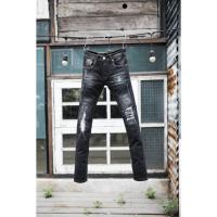 ราคา กางเกงยีนส์ผู้ชาย ทรงขาเดฟ Jack Russel Handwerk J-506 Skinny Fit Vintage Black (3612747419)