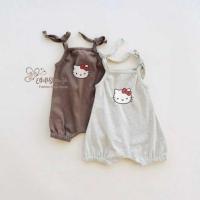 ราคา ฤดูร้อน HELLO KITTY จั๊มสูทเด็กผู้หญิงถักซี่โครงพรีเมี่ยม (40106272719)