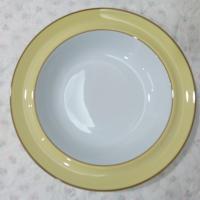 ราคา จานเซรามิกขอบเหลืองก้นลึก Adam&Eve (4850152399)