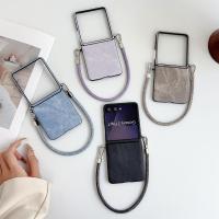 ราคา SAMSUNG Insแฟชั่นY2Kเคสโทรศัพท์ผ้ายีนส์พร้อมสายAnti-lossสําหรับSamsung Galaxy Z Flip 7 Z Flip7 ZFlip 7 Zflip7 ฝาหลัง (43176201587)