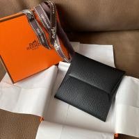 ราคา New! Hermes Bastia Change Purse Epsom Noir Stamp U (41268066912)