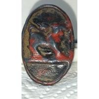 ราคา เหรียญหล่อโบราณหลวงพ่อเดิม หลังสิงห์ เนื้อเมฆพัฒร์ลงรักปิดทอง หายาก (26817936969)