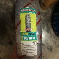 ราคา ยางนอกมอเตอร์ไซค์ (ไม่ใช้ยางใน) 80/90-14 SAMSON ยางหน้าSCOOPY/CLICK110/CLICK125/ (6836367050)