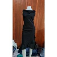 ราคา เดรสญี่ปุ่นมือสอง ทรงสวยมากแม่ เดรสดำ (แกะถุง) (12830193592)