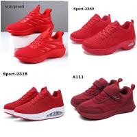 ราคา รองเท้าผ้าใบสีแดง รองเท้าใส่เดินเล่น ใส่ทำงานสำหรับผู้หญิง น้ำหนักเบา ไซส์ 36-42 (16098231780)