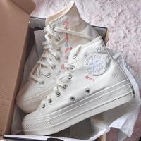 ราคา ꒰ พร้อมส่ง ꒱ Converse Chuck Taylor All Star Things To Grow Egret ( high ) (19888481516)