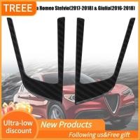 ราคา Treee Treee Aramox ฝาครอบพวงมาลัย 2 ชิ้นปุ่มภายในรถตกแต่งสำหรับ Stelvio/Giulia (52051198432)