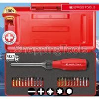 ราคา PB Swiss Tools PB 8510.R-100 SET ไขควงชุด *Premium Box Set ด้ามฟรี Ratchet พร้อมดอกไขควง 20 ดอก (21790924010)
