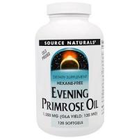ราคา Source Naturals, Evening Primrose Oil, 1,350 mg, 120 Softgels (4951723758)