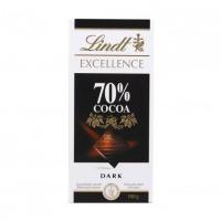 ราคา Lindt ลินด์ เอ็กเซลเลนท์ ดาร์กช็อกโกแลต 70% 100 กรัม (41826121254)
