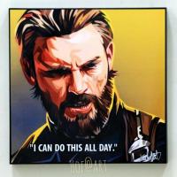 ราคา Captain America #3 กัปตันอเมริกา​ ขนาด​ 20*20 นิ้ว Avengers อเวนเจอร์​ marvel รูปภาพ​ติด​ผนัง​ pop art กรอบรูป มาร์เวล (13591169814)
