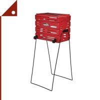 ราคา Tourna : TRNBDP-80W-R* ตะกร้าเก็บลูกเทนนิส (มีล้อ) Ball Port 80 Tennis Ball Hopper with Wheel, Red (29125348690)