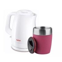 ราคา TEFAL กาต้มน้ำไฟฟ้า 1.5 ลิตร ชุดกาต้มน้ำ+แก้วเก็บอุณหภูมิ รุ่น KO150166+รุ่นK3082314 (9822808144)