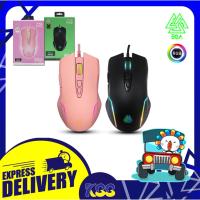 ราคา เมาส์สำหรับเล่นเกมส์ EGA MACRO GAMING MOUSE RGB รุ่น TYPE M5 BLACK / PINK เปิดบิล Vat ได้ (5737881206)