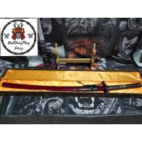 ราคา ซามูไร คาตานะ ดาบซามูไร ขนาดคาตานะ เหล็กสปริง 9260 ใบเต็มใบแกะสลักเปิดคม100 (28802022155)