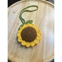 ราคา ดอกทานตะวัน พวงมาลัยแขวนหน้ารถยนต์ พวงกุญแจห้อยกระเป๋า| key chain (25274129292)