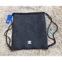 ราคา กระเป๋าเป้หูรูด Adidas 3D Gym Sack สีดำ ของแท้ (2182219696)