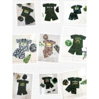 ราคา ชุดลายพรางทหารผ้ายืด สกรีนลาย แขนสั้นเด็ก2 ชิ้น เสื้อลายพราง + กางเกงขาสั้น (1513301842)