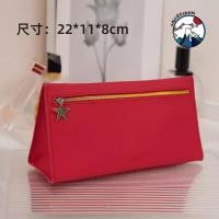 ราคา สินค้าใหม่~Givenchy/Givenchy Counter ของแท้กระเป๋าเครื่องสําอางคลัทช์อาหารค่ํากระเป๋าหนัง Nubuck สีแดงบรรยากาศระดับไฮเอนด์ (42374687467)