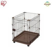 ราคา Iris PCS-470 กรงสุนัข และ คอกสุนัข ชนิดเหล็กเคลือบอีพ๊อกซี่+ล้อ+ฝากรง (6537231031)