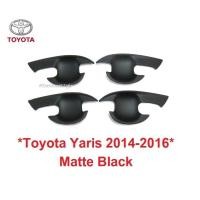 ราคา สีดำด้าน เบ้ารองมือเปิด Toyota Yaris Hatchback 2014 - 2016 โตโยต้า ยาริส ถาดรอง ประตู เบ้ามือ ถ้วยมือเปิด เบ้ากันรอย (29825268289)