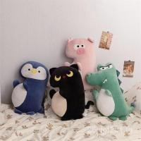 ราคา แมวสีดําจระเข้เบาะตุ๊กตาตุ๊กตาหมูของเล่นตุ๊กตานอนของขวัญวันเกิดเพนกวินการ์ตูนสีชมพูหมอนน่ารัก นิวยอร์ก (41473825238)