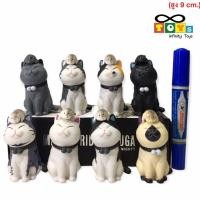 ราคา โมเดลแมวญี่ปุ่น แมวไข่ มีหนูบนหัว ทั้งเซตมี 8ตัว น่ารักมาก (13743176406)