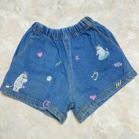 ราคา ป้าย Infinity กางเกงยีนส์ขาสั้นปักลายมูมิน (28938151276)