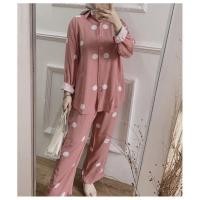 ราคา UNIQLO เซ็ตชุดนอน | ชุดเซ็ทชุดนอนลายจุด | ชุดนอนผ้าเรย่อน | ชุดนอนผ้าเรยอนยูนิโคล่ (25093557789)